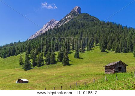 Mountains Rural Scenery in Alps
