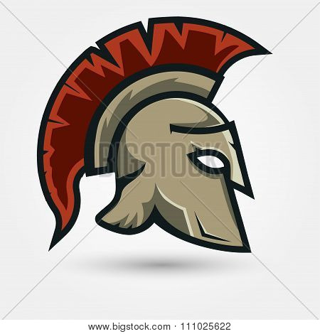 Spartan warrior Helmet