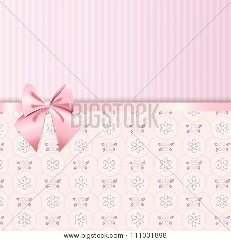 Rose Quartz Flower Seamless Pattern