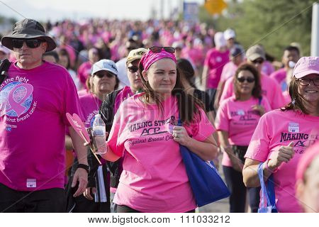 Breast Cancer Awareness Walkers