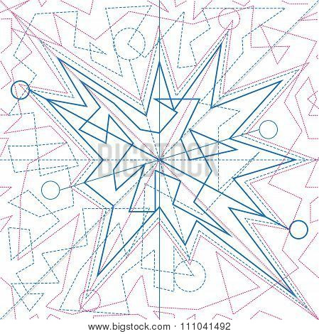 Sewing pattern texture