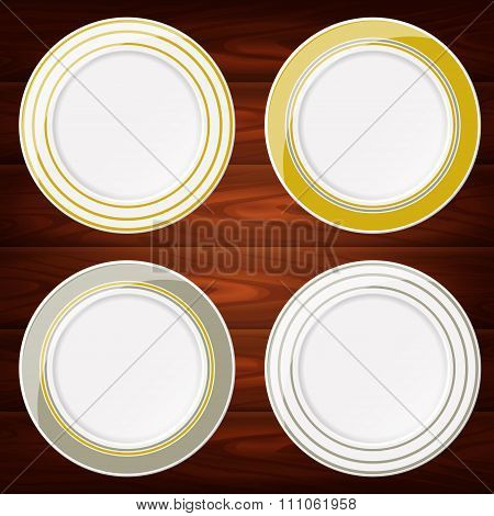 Plates Gold & Silver 4