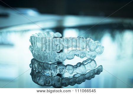 Invisible Dental Teeth Brackets Aligners Braces Retainers
