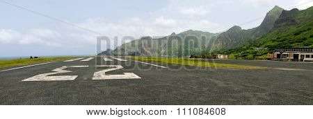 Runway On The Airport Of Fajan D'agua