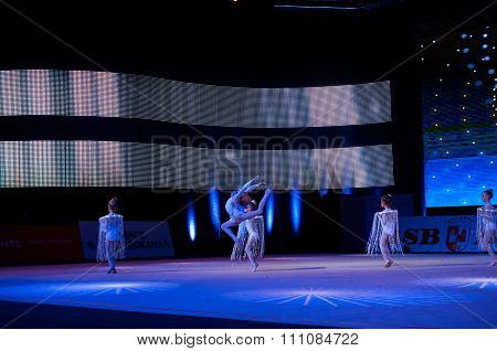 'Baby Cup - BSB Bank' children's competitions in gymnastics , 05 December 2015 in Minsk, Belarus.