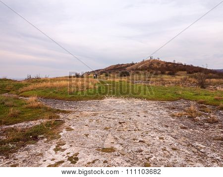 Beautiful Landscape With Bridge Nearby Medieval Fortress Ovech In Provadia Bulgaria