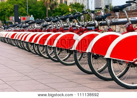 Bike Sharing In Barcelona Spain