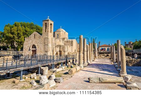 Panagia Chrysopolitissa Basilica In Paphos - Cyprus