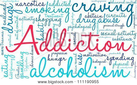 Addiction Word Cloud