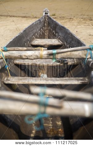 Old Boat In Agonda, Goa, India