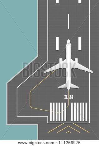 Airplane On The Runway