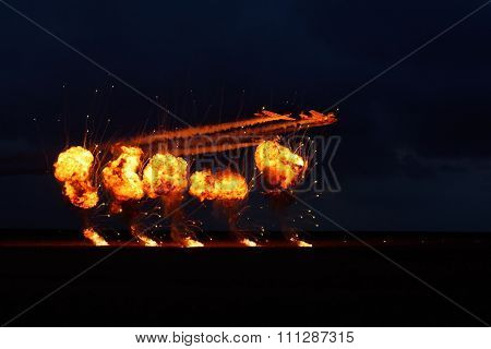 TUZLA,ROMANIA - JULY 04 : pilots performing at Tuzla airshow Aeromania on July 04, 2015 in Tuzla, Romania