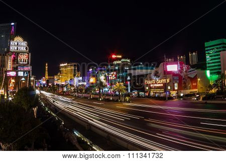Las Vegas Strip At Night