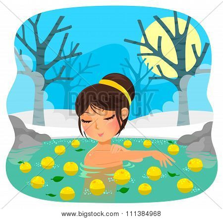 Yuzu bath