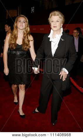 Angela Lansbury attends the 2006 Sony Global Partners Conference Gala Dinner held at Rodeo Drive in Beverly Hills, California on September 29, 2006. 