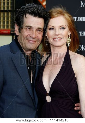 May 22, 2007. Alan Rosenberg and Marg Helgenberger attend the Los Angeles Premiere of 