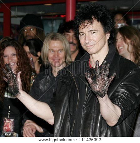 January 17, 2007. Slash, Ronnie James Dio and Terry Bozzio Inducted into Hollywood's RockWalk held at the Guitar Center Hollywood's RockWalk in Hollywood, California United States.