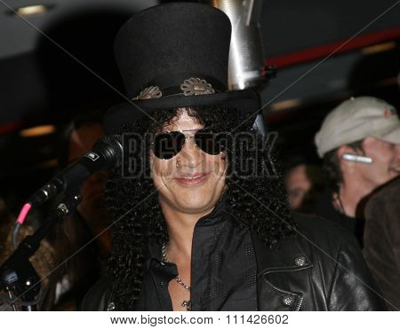 Slash, Ronnie James Dio and Terry Bozzio Inducted into Hollywood's RockWalk held at the Hollywood's Guitar Center RockWalk in Hollywood, CA on 01/17/07. 