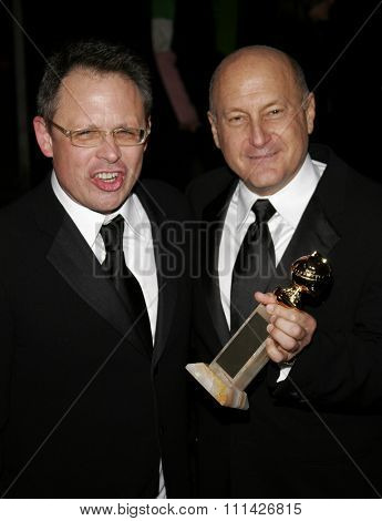 Bill Condon and Laurence Mark at the Paramount Pictures Hosts 2007 Golden Globe Award After-Party held at the Beverly Hilton Hotel in Beverly Hills on January 15, 2007.