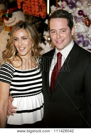 November 12, 2006. Sarah Jessica Parker and Matthew Broderick attend the World Premiere of 