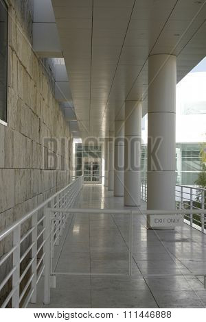 Los Angeles, California. J. Paul Getty Museum at 1200 Getty Center Drive, Los Angeles, CA 90049-1687. 