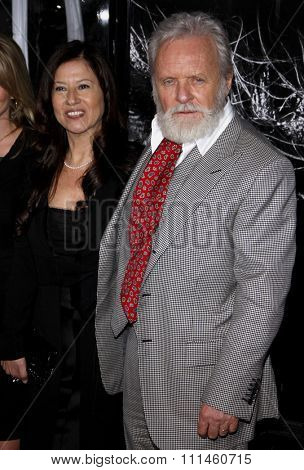 February 9, 2010. Anthony Hopkins at the Los Angeles premiere of 