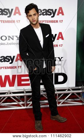Penn Badgley at the Los Angeles premiere of 'Easy A' held at the Grauman's Chinese Theater in Hollywood on September 13, 2010. 