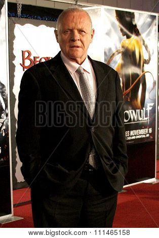 Anthony Hopkins attends the Los Angeles Premiere of 