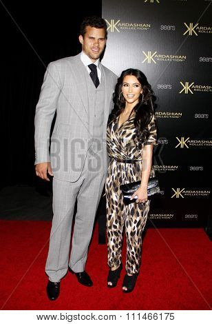 August 17, 2011. Kris Humphries and Kim Kardashian at the Kardashian Kollection Launch Party held at the Colony, Los Angeles. 