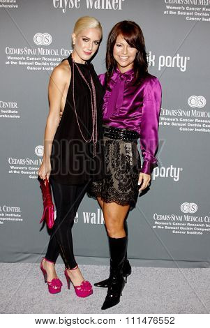 Heidi Montag and Elyse Walker at the 4th Annual Pink Party held at the Hangar 8 in Santa Monica on September 13, 2008.