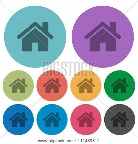 Color Home Flat Icons