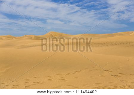 Maspalomas Duna - Desert In Canary Island Gran Canaria