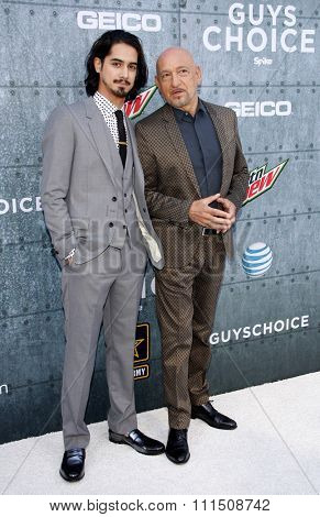 Sir Ben Kingsley and Avan Jogia at the 2015 Spike TV's Guys Choice Awards held at the Sony Pictures Studios in Culver City, USA on June 6, 2015. 