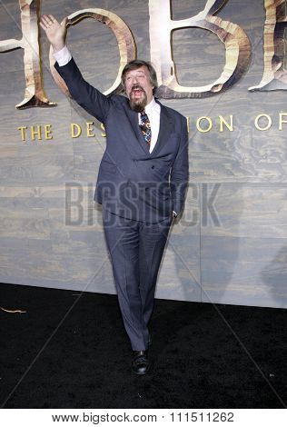 Stephen Fry at the Los Angeles premiere of 