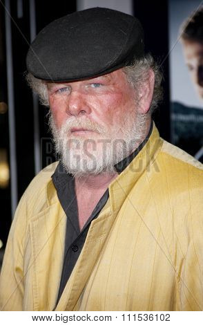 Nick Nolte at the Los Angeles premiere of 'Gangster Squad' held at the Grauman's Chinese Theatre in Hollywood on January 7, 2013.  