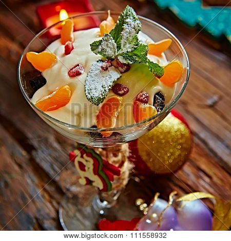 Delicious mandarin orange dessert