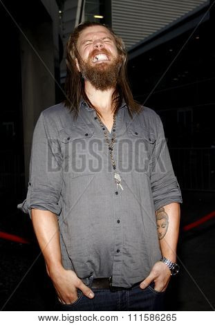 HOLLYWOOD, CALIFORNIA - August 30, 2011. Ryan Hurst at the Season 4 premiere of FX Network's 