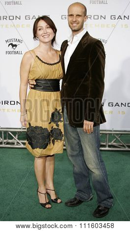 HOLLYWOOD, CALIFORNIA. September 5, 2006. Sasha Alexander and Edoardo Ponti attend the Los Angeles Premiere of 