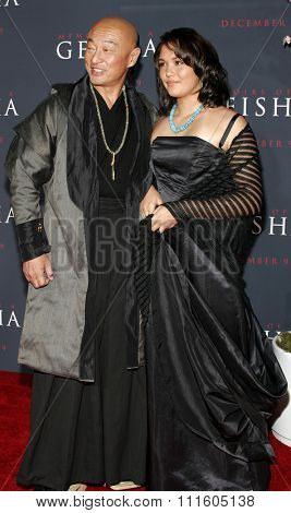 Cary Tagawa attends The DreamWorks SKG and Sony Pictures Premiere of 