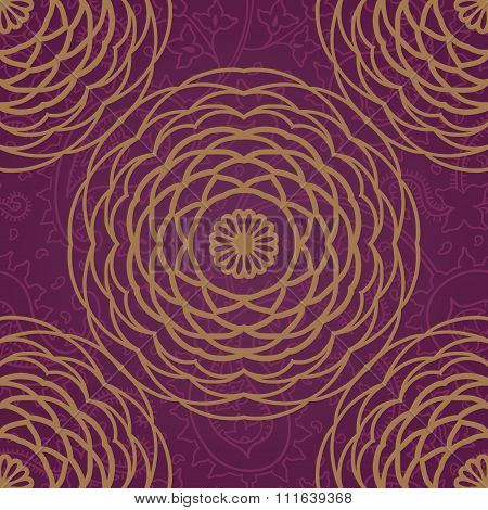 Ornate Floral Seamless Texture.