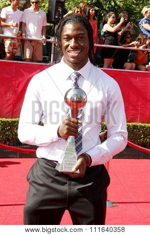 Robert Griffin III at the 2012 ESPY Awards held at the Nokia Theatre L.A. Live in Los Angeles, USA on July 11, 2012.
