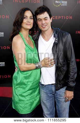 HOLLYWOOD, CALIFORNIA - July 13, 2010. Carrie-Anne Moss at the Los Angeles premiere of 