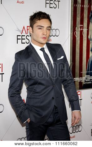 Ed Westwick at the AFI Fest 2011 Opening Night Gala World Premiere Of 