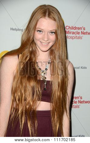 LOS ANGELES - DEC 12:  Larsen Thompson at the Childrens Miracle Network Winter Wonderland Ball, at the Avalon Hollywood on December 12, 2015 in Los Angeles, CA