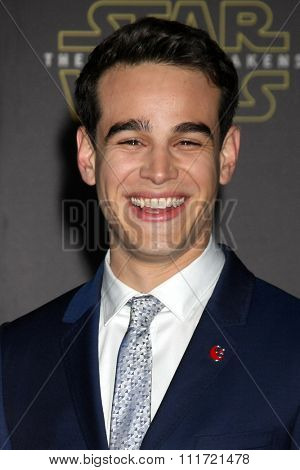 LOS ANGELES - DEC 14:  Alberto Rosende at the Star Wars: The Force Awakens World Premiere at the Hollywood & Highland on December 14, 2015 in Los Angeles, CA