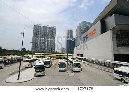 HONG KONG - MAY 11, 2012: streets of Hong Kong. Hong Kong, is an autonomous territory on the southern coast of China at the Pearl River Estuary and the South China Sea
