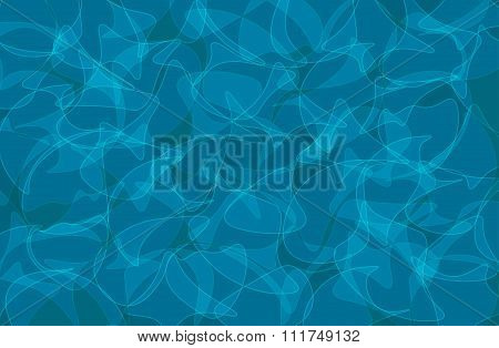 Background Of Transparent Blue Sea Water Top View