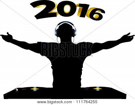 Dj And Record Decks Party 2016