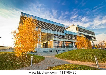Museum Of Contemporary Art In Zagreb Exterior