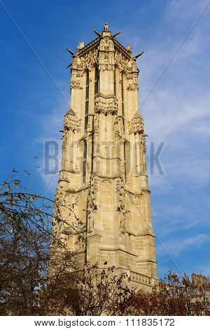 The Tour Saint-Jacques in Paris France UNESCO - the Pilgrim's Road to Santiago de Compostela